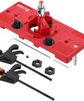 35mm Hinge Hole Jig Drill Guide Set For Woodworking Pros Concealed Hinge Drill Guide With 35mm Bit And Depth Stop