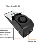 Door Stop Alarm 120dB Siren 4 Pack Non Slip Security Wedge Alarm For Travel Home Dorm Hotel Apartments Entry Alert Safety Device For Women And Kids, black