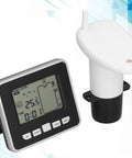 Liquid Level Gauge With Ultrasonic Sensors Digital Depth Monitor System With Real Time Display 0 To 15 Meter Range 0.03 Meter Resolution