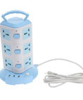 Heavy Duty USB Power Strip With Plenty Of Outlets And Superfast Ports Top Shelf Surge Protector smart extension cord with multiple outlets.