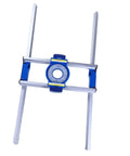 Router Sled For Woodworking Pro Grade Aluminum Guide Rails Deliver Smooth Slab Handling And Precise Planing With Low Friction Glide Safety Lock For Medium Sized Routers, top view