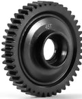 48P 45T Hardened Steel Spur Gear for 1 by 16 RC Models E Revo Summit Slash Mini E Revo Mini Slash Built Tough for Long Lasting Performance in RC Cars and Trucks High Precision Durable Upgrade, black steel gear