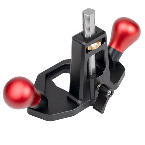 Tough As Nails Handheld Router Plane Featuring Adjustable Stainless Steel And Ebony Blades Built Like A Tank for precise wood smoothing.