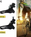 Universal Front Bicycle Derailleur For BMX Cruisers Electric Folding Hybrid And Mountain Bikes Heavy Duty Steel TZ 30 Replacement