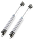 10 Inch Gas Struts For Cabinets, Soft Open And Soft Close Lid Supports, 120N 26 Lb Lift Shocks, Durable Silver, 2 Pack