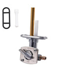 Air Filter Tank Switch Gas Valve Fuel Petcock Tune Up Kit For Yamaha Bear Tracker 250 YFM250X Big Bear 250 And 400 YFM400 Bruin 250 4x4 Replacement Parts Direct Fit Upgrade showing petcock valve with gaskets