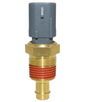 OSKYUO engine coolant temperature sensor with brass threaded body and gray plastic electrical connector