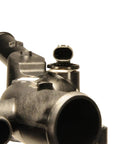 Top Shelf Engine Coolant Water Outlet crafted with a beefy reinforced base and neoprene seal for cooling systems.