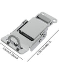 Type C Stainless Steel Lock For Luggage And Wood Cabinets Built Tough With Rust Resistant Metal Easy Installation For Quick Secure Latches