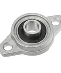 Self Aligning Pillow Block Linear Bearing With Chrome Steel Insert Does Smooth Rotation For Shafts And Quiet Performance Plus Strong Housing Handles Heavy Loads Like A Pro Eight Or Twelve Mm In This Ten Piece Pack For Pros Doing Gear Jobs, 8mm