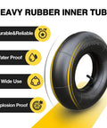 Heavy Duty 2 Pack 15x6.00-6 Inner Tubes With TR13 Straight Valve Stem showing durability and uses