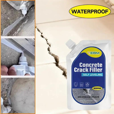 Tough-As-Nails Concrete Crack Filler With Base Seal, 30-Minute Fast-Track Cure For Forklift Traffic, Heavy-Duty Repair Compound For Commercial Walkways, Loading Docks, With Steel-Wheel Armor, sealing concrete.