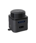 RPLIDAR M2M3 2D 360 Degree Lidar Sensor for robots and drones with 40m range, front view showing Ethernet port and compact design.