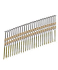 Pro Grade 304 Stainless Steel Full Round Head Ring Shank 3 Inch Framing Nails,.120 Inch Plastic Strip Sheathing Nails, 21 Degree, Works With Plastic Strip Nailers, 1000 Count arranged in plastic strip.