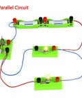 Electricity Circuit Learning Kit For Science Study Featuring Series And Parallel Circuits Kid Friendly Hands On Physics Experiments