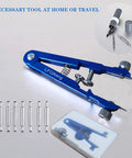 Watch Spring Bar Pliers Tool Kit With Spring Bar Tweezers And 8 Alloy Steel Pins for strap removal and repair, blue