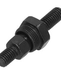 Close-up of M8 Rivet Nut Kit With Alloy Steel Coated Threads And Threaded Mandrel Hand Riveter Tool Accessory