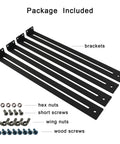 DIY Drawer Repair Kit With Heavy Duty Steel Brackets For Sagging Wooden Chipboard And MDF Drawers Middle Mount Reinforcement Hardware Includes Screws For Cabinets No Nonsense Fix with screws and nuts visible