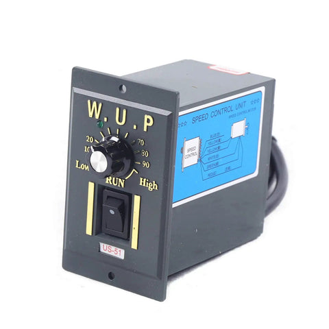 High Power 110V Ac Gear Motor Combo Features Smooth Variable Speed Controller And Adjustable Governor for single phase use.