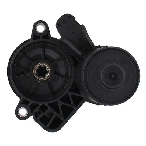 Slick Rear Driver Side Parking Brake Actuator For Honda Civic 2017 Through 2021, black plastic component used for parking brake system.