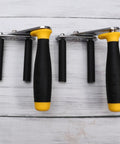Angle Adjustable Gypsum Board Lifter With Solid Anti Slip Grip Heavy Duty Drywall Carry Tool For Sheetrock And Ceramic Tile, two handles visible.