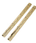 2 Pack Heavy Duty Cabinet Hinges With Soft Close Damper Quiet Self Close Anti Slam Hinge Set, brass color, side view