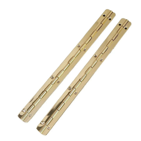 2 Pack Heavy Duty Cabinet Hinges With Soft Close Damper Quiet Self Close Anti Slam Hinge Set, brass color, side view