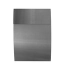 Built Tough Heavy Duty Wall Mounted Stainless Mailbox With Locking Keyed Security Industrial Grade 304 Brushed Stainless Steel Modern Design