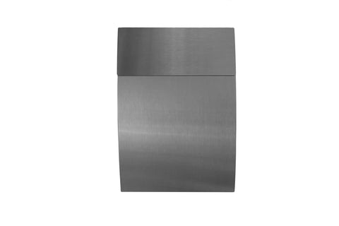 Built Tough Heavy Duty Wall Mounted Stainless Mailbox With Locking Keyed Security Industrial Grade 304 Brushed Stainless Steel Modern Design