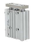 Heavy Duty Pneumatic Air Cylinder Three Rod Aluminum Alloy Build Double Action Mechanical Transmission Device For Industrial Systems Durable Guide Rod Component For High Performance Machinery
