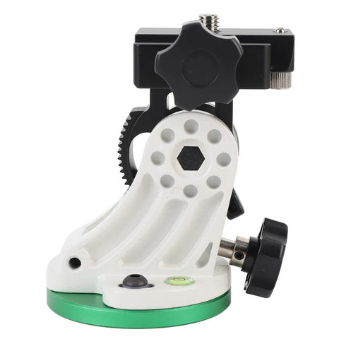 Aluminum Alloy Equatorial Wedge Latitude Base with 90 Degree Adjustable Tilt for astronomy telescopes on tripods, side view