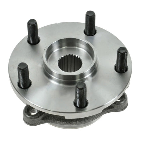 Front view of 4 Piece Front And Rear Wheel Bearing And Hub Assembly Set For 2012 2017 Toyota Prius V Direct Fit Replaces Worn Hubs And Bearings