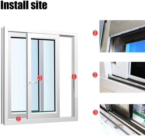 Installation of 32.8 Ft Self Adhesive Weather Stripping Seal Strip For Windows And Doors Windproof And Dustproof Draft Stopper