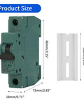 DC 1 Pole Miniature Circuit Breaker For Solar Panel 250V 20A With Instant Trip DIN Rail Mount