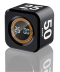 Gravity Flip Pomodoro Timer Cube For Focus Boost With Four Presets Five Ten Twenty Five And Fifty Minutes Rechargeable