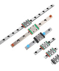 Slick Compact Miniature Linear Rail Guide With Slide Block For 3D Printers And CNC Machines 260mm Travel Available In 40 55 95 100 150 260mm Lengths High Precision Linear Motion For Smooth Reliable Axis Movement, miniature metal rail guide