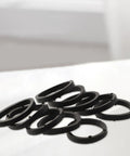 Replacement Heavy Duty Rubber Washers For Spinlock Dumbbell Nuts 1 Inch Fit 25mm O Rings in 10 Pack on white background