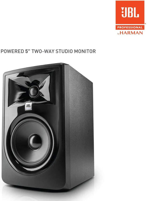Two 305P MkII 5 Inch 2-Way Active Studio Monitor angled view with Image Control Waveguide for Precision Mixing