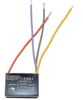 Ceiling Fan Capacitor CBB61 4.8uF 6uF 6uF 4 Wire Replacement UL Listed 250V AC Grey Motor Capacitor, colored wires
