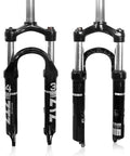 Folding Bike Front Suspension Fork With 80mm Travel, 100mm Hub Spacing, 9mm QR, Crown Lockout, Disc Brake Ready, 20 Inch Fork