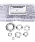 Your Go To Flat Washer Kit 720 Pieces Set In 304 Stainless Steel Assortment Sizes From M3 To M12 Rust Resistant Gasket Washers
