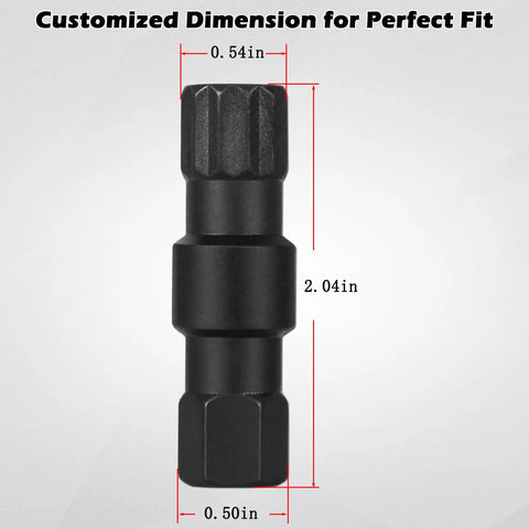 Hinge Pin Tool For Alpha One Gen II Bravo I II III Outdrives Replaces 91-78310 18-9861 with dimensions