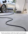 Electric car charging with Portable Level 2 EV Charger With 32 Amp Adjustable Power RFID Delayed Start Timer 10 Meter Cable Europe Asia Type 2 IEC 62196 220V No Fuss Easy Charge On The Go With UK CEE Mennekes And Schuko Plugs