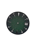 29mm Watch Dial With Single Calendar Modified NH35 Face For NH35 NH36 Mechanical Movements DIY Parts Black Green