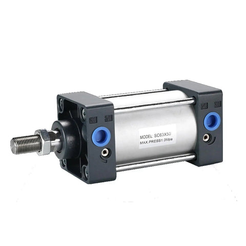 Heavy Duty Double Acting Pneumatic Tie Rod Air Cylinder Built Different With Smooth Operating Piston And Tough As Nails Steel Body For Serious Industrial Grind And Quality Components