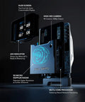 Golf Launch Monitor And Simulator Kit With 16 Data Points And 5D AI Radar showing internal components and features.
