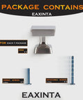 Package contents of Square Brushed Satin Nickel Cabinet Knobs 10 Pack One And One Eighth Inch For Kitchen Cabinets And Furniture By EAXINTA