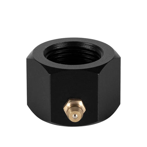 Steering Tube Cable Grease Nut with Seven Eighths Inch Thread for Outboard Hydraulic Steering Systems, Double High Pressure O Ring Seal
