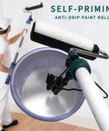 Top Notch Storage Injection Paint Roller Set With Built In Pipette For A Slick No Mess Polyurethane Finish Includes Four Heavy Duty Decorative Cylinders Perfect For Any Weekend Warrior Project in use with self-priming feature.