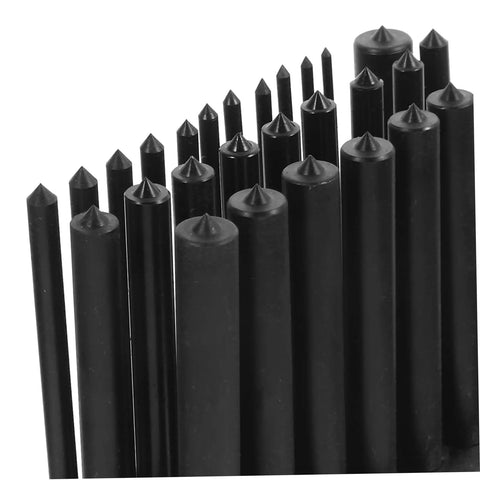 28 Piece Cylindrical Punch Set With Non Slip Base For Woodworking And Maintenance Tools, Pro Grade Transfer Punches